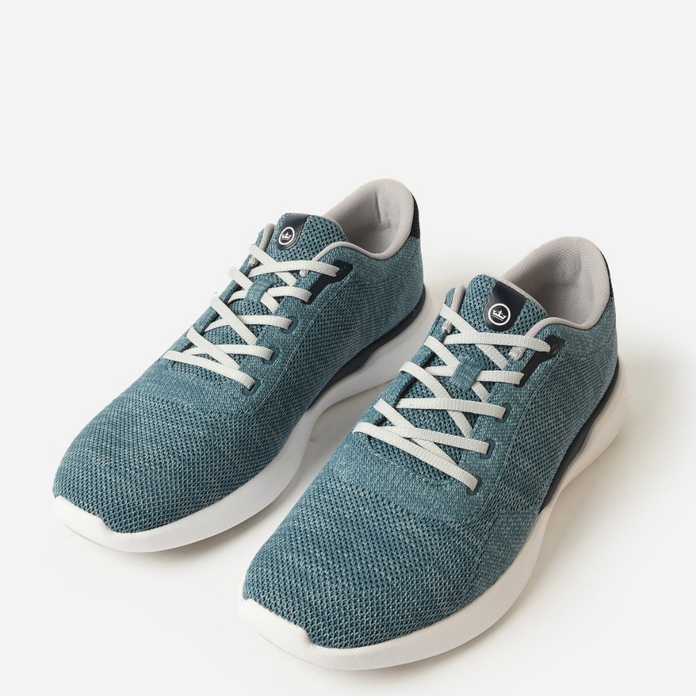 ✨New Peter Millar Crown Sport Glide V3 Sneakers Mens Sz 9 Blue Golf T Lock Laces